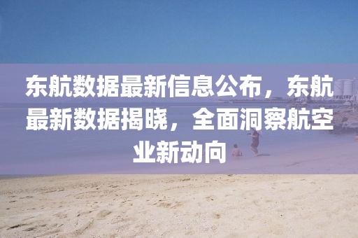 東航數(shù)據(jù)最新信息公布，東航最新數(shù)據(jù)揭曉，全面洞察航空業(yè)新動向