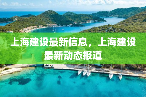 上海建設(shè)最新信息，上海建設(shè)最新動態(tài)報道